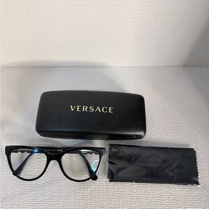 Versace Black Eyewear with Case